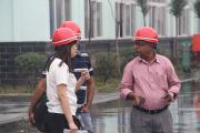 India Customers Visiting and Investigating Cement Vertical Mill