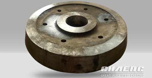 Riding wheel for rotary kiln