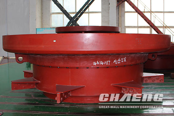 grinding table of vertical mill