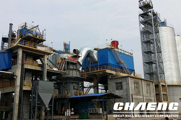 Slag powder production line