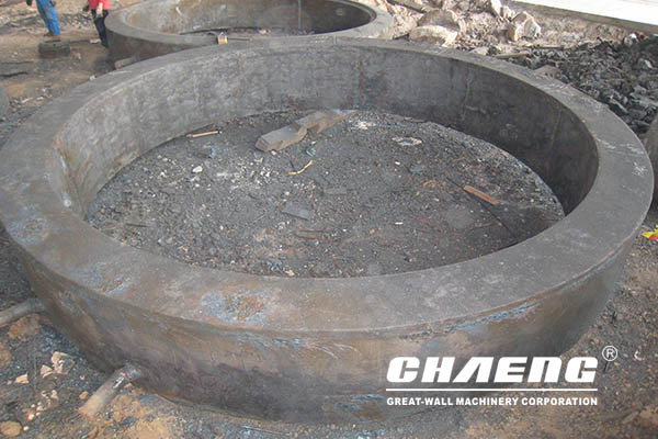 kiln tyre steel casted