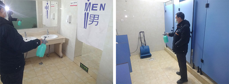 Toilet area