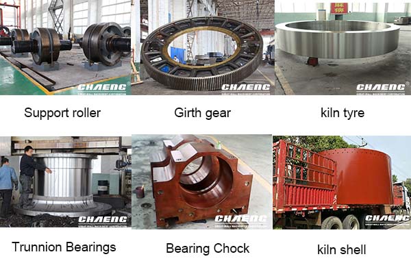 parts of rotary kiln