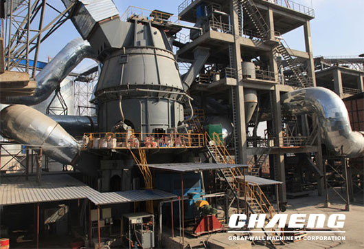 slag powder production vertical roller mill