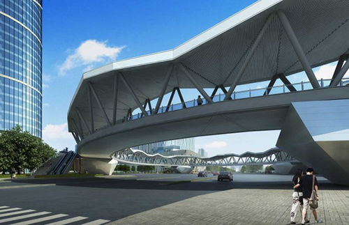 Shanghai Jinsha River Pedestrian 
Overcrossing.jpg